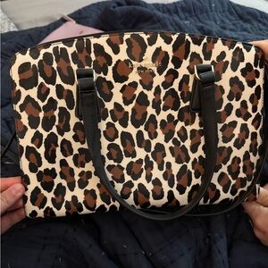 Kate Spade Brown and Black Leopard Satchel